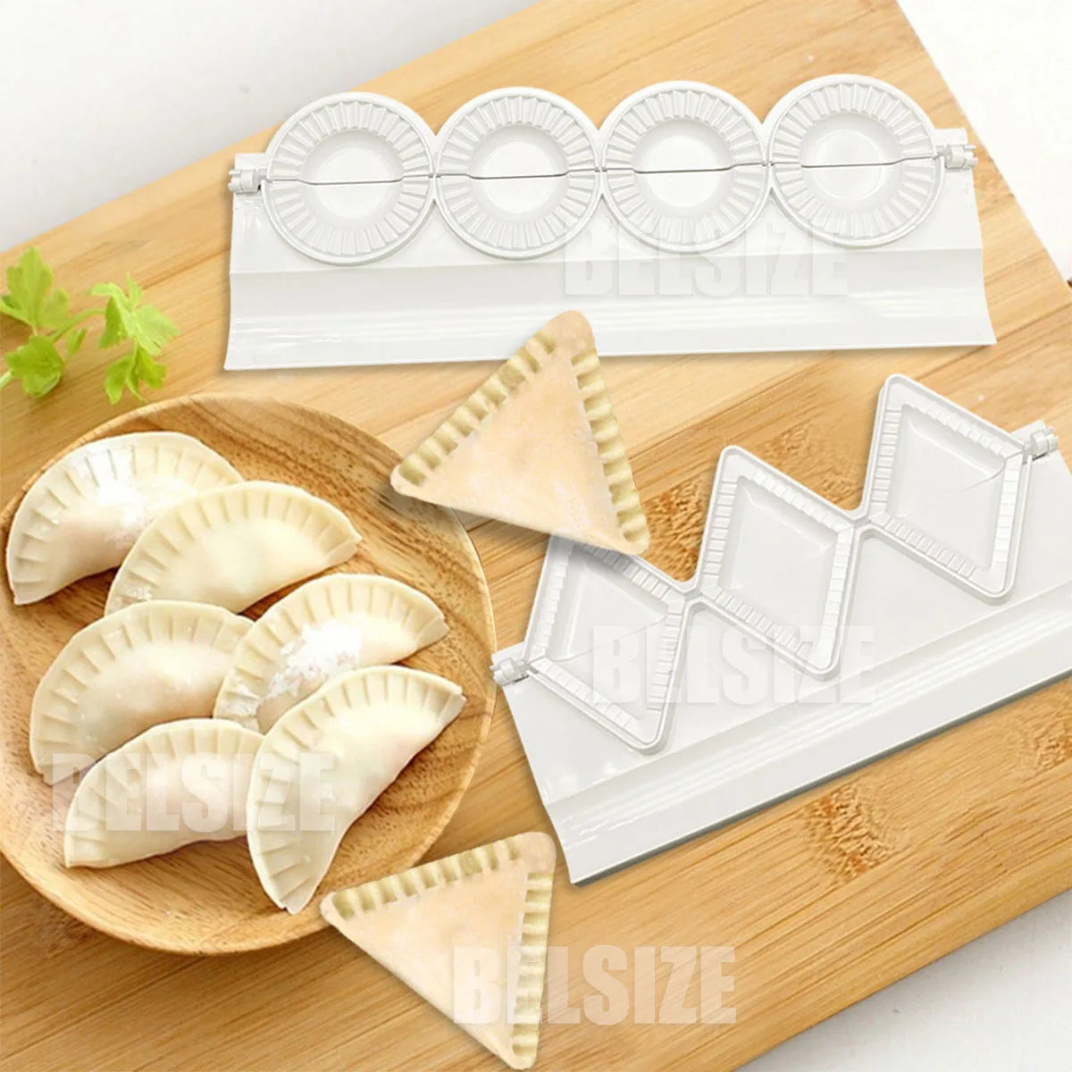 Dumpings Maker Mold Dough Press, Samosa Maker Molds Pierogies Making Kitchen Tools Dough Raviol Machine Dumpling Mold